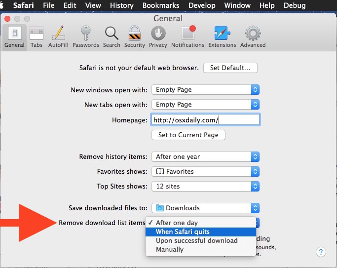 Change Download Settings On Mac
